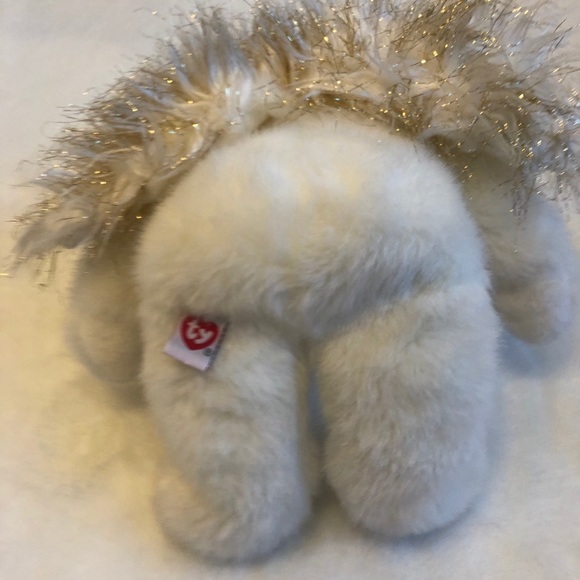 Ty / Devine White Bear With Wings 14” - Picture 5 of 9